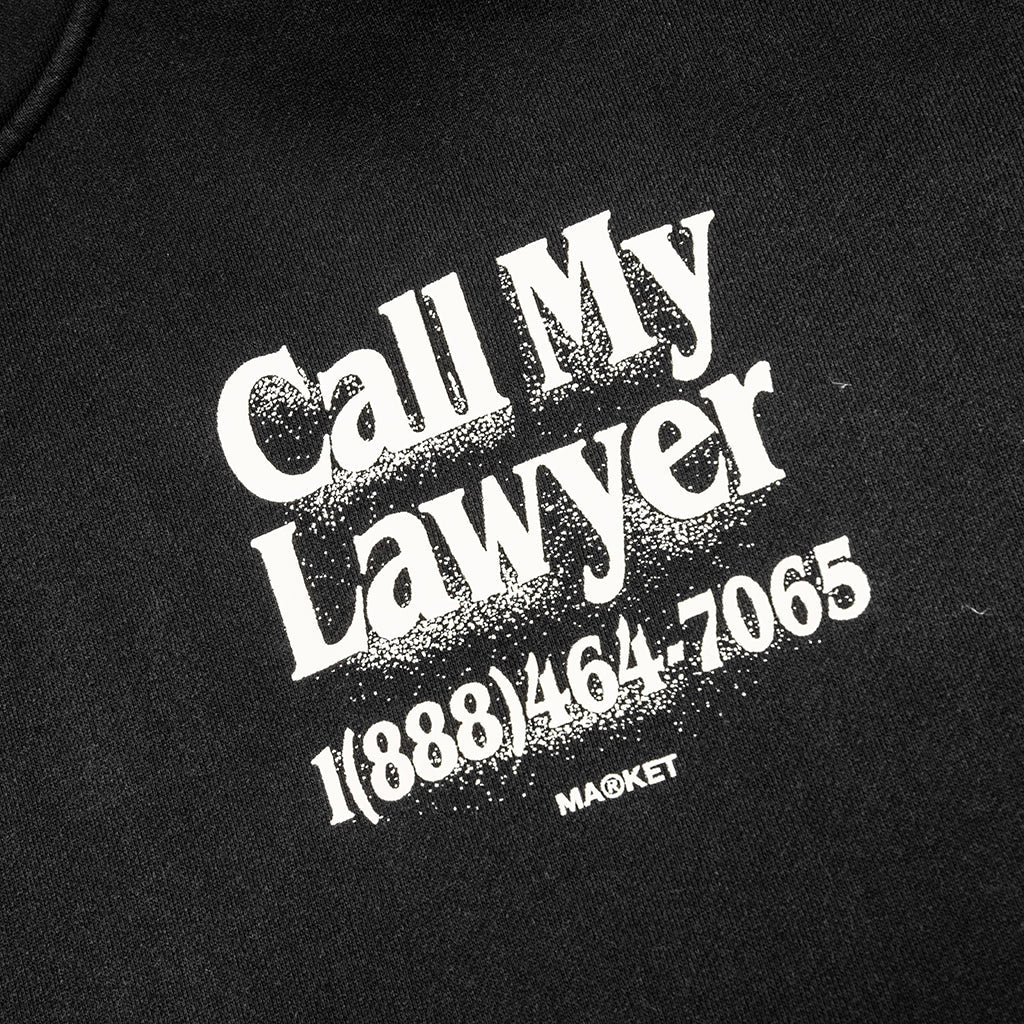 Call My Lawyer 3D Hoodie - Jet Set Black