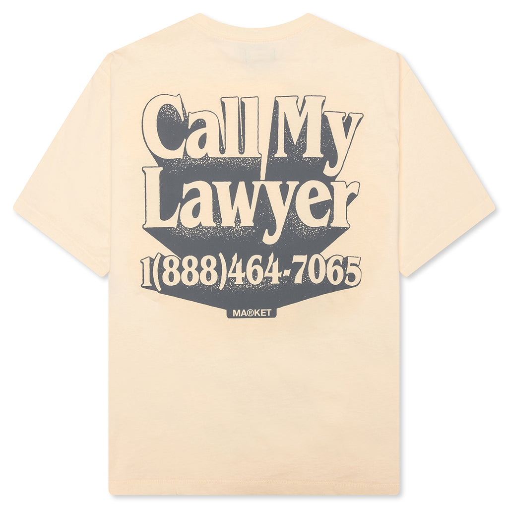 Call My Lawyer 3D T-Shirt - Butter Cream