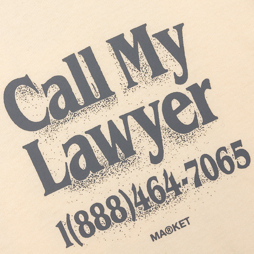 Call My Lawyer 3D T-Shirt - Butter Cream