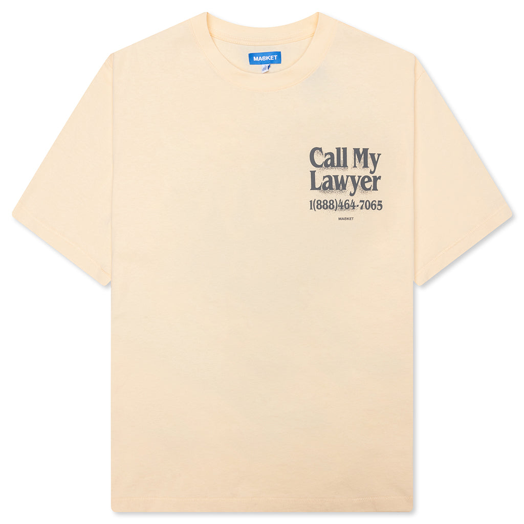 Call My Lawyer 3D T-Shirt - Butter Cream