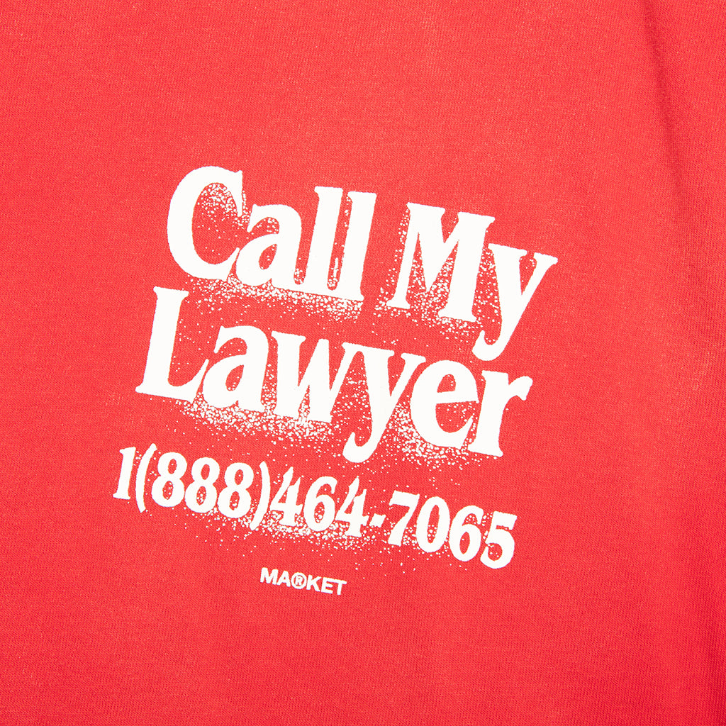 Call My Lawyer 3D T-Shirt - Candy Red