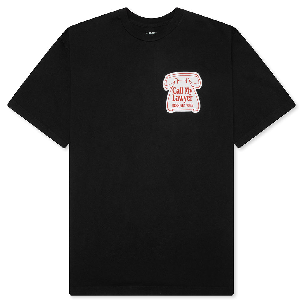 Call My Lawyer Magnet T-Shirt - Washed Black
