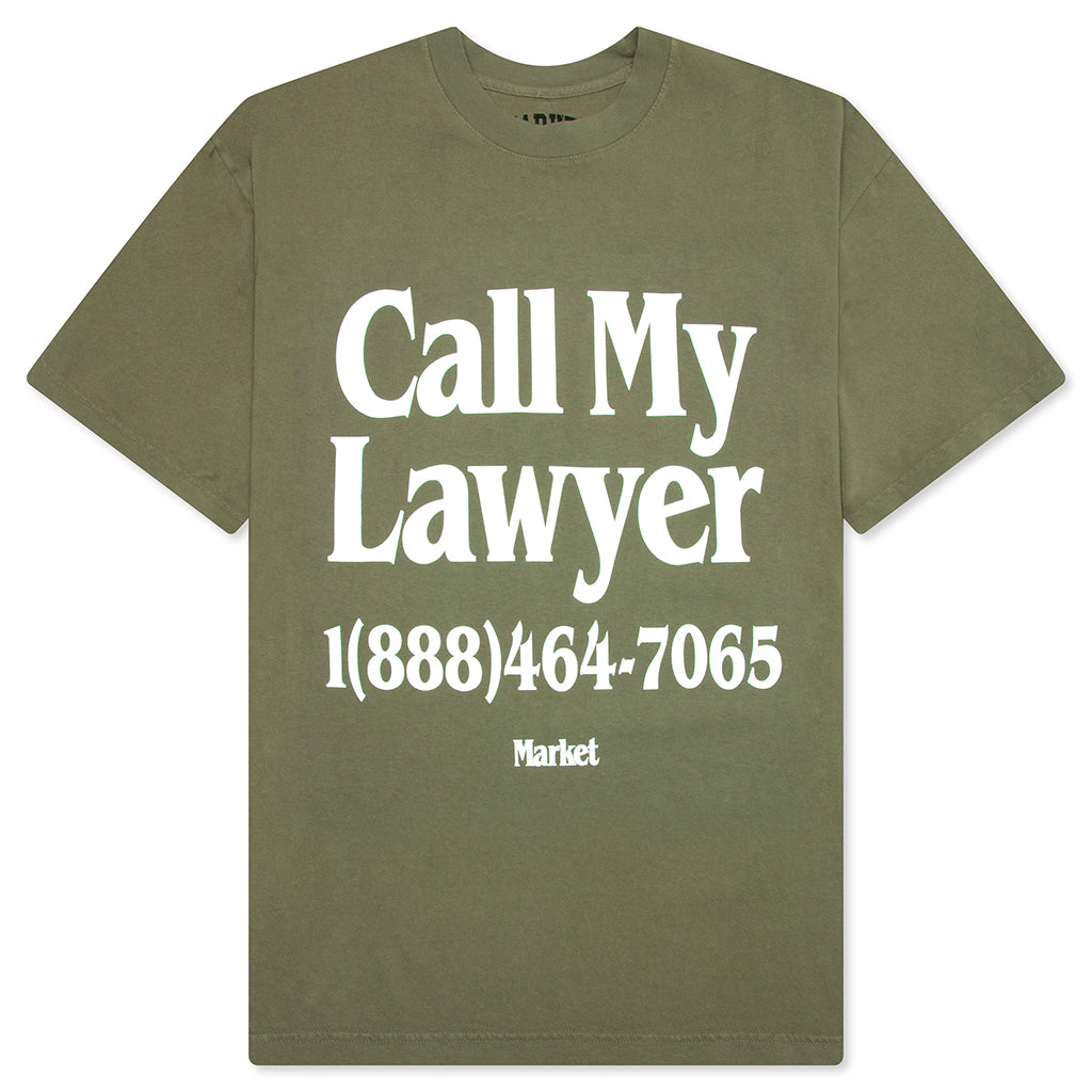 Call My Lawyer T-Shirt - Kelp
