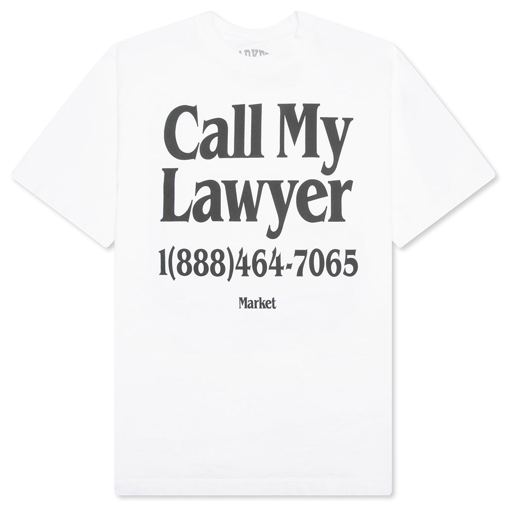 Call My Lawyer T-Shirt - White