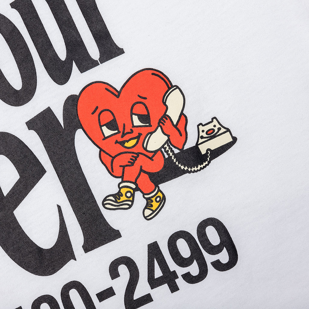 Call Your Lover T-Shirt - White