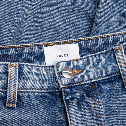Cargo Denim Baggy Short - Bay Indigo