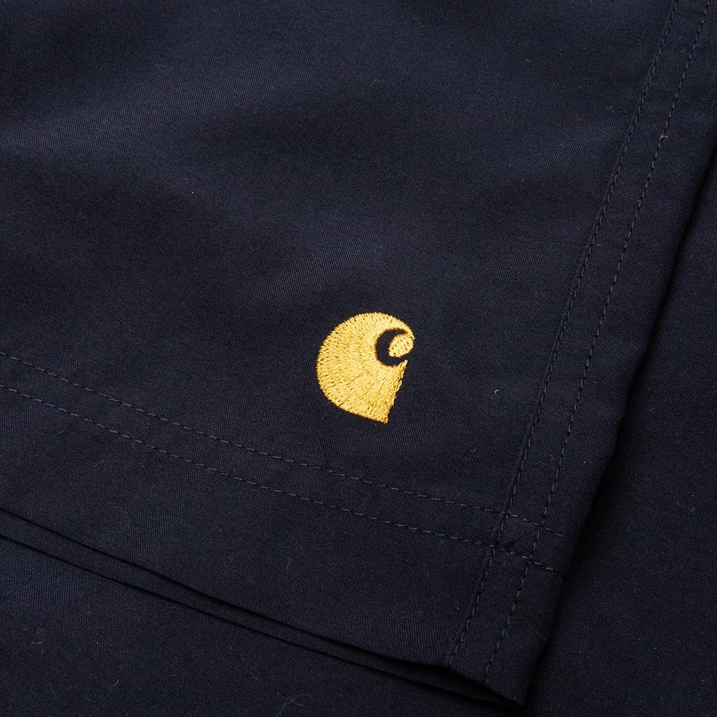 Chase Swim Trunks - Dark Navy/Gold