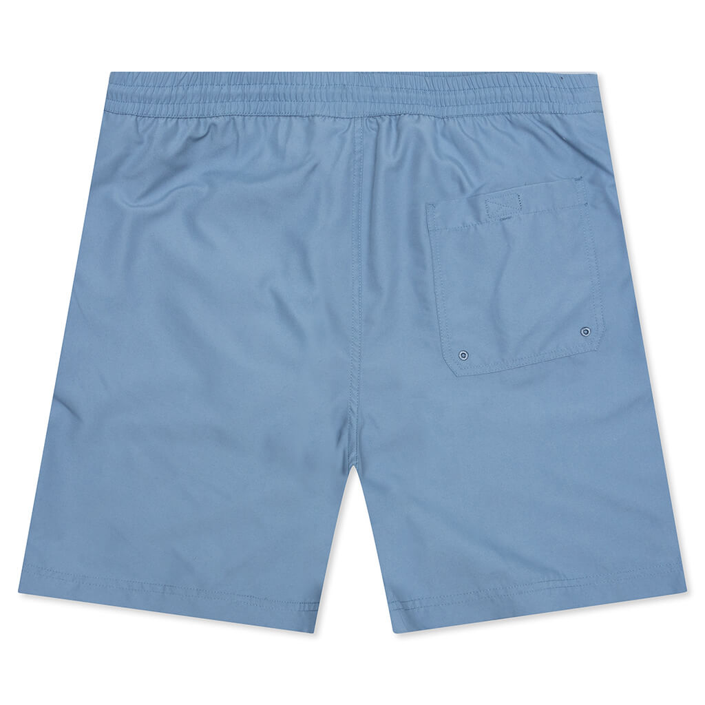 Chase Swim Trunks - Icy Water/Gold