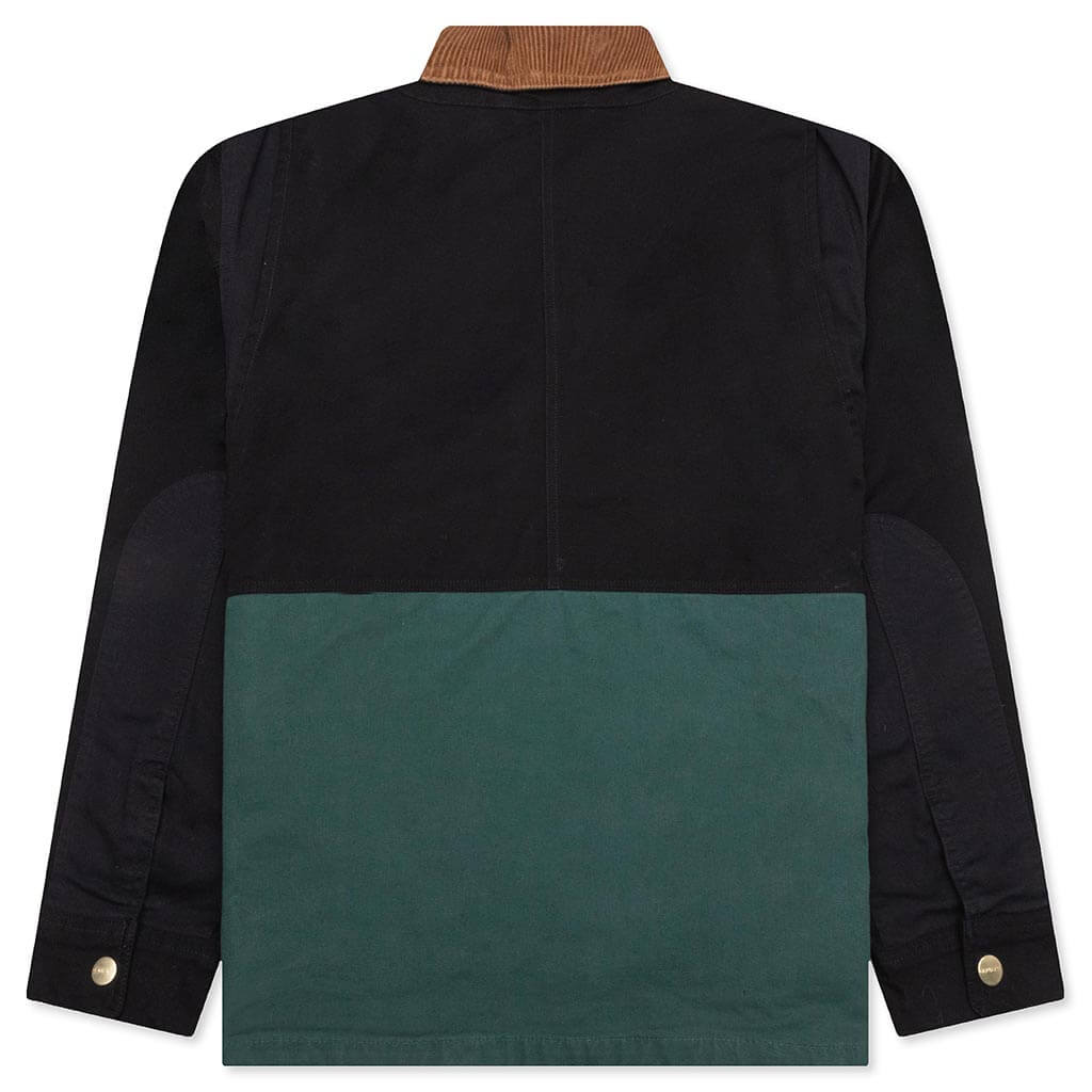 Heston Jacket - Black/Discovery Green