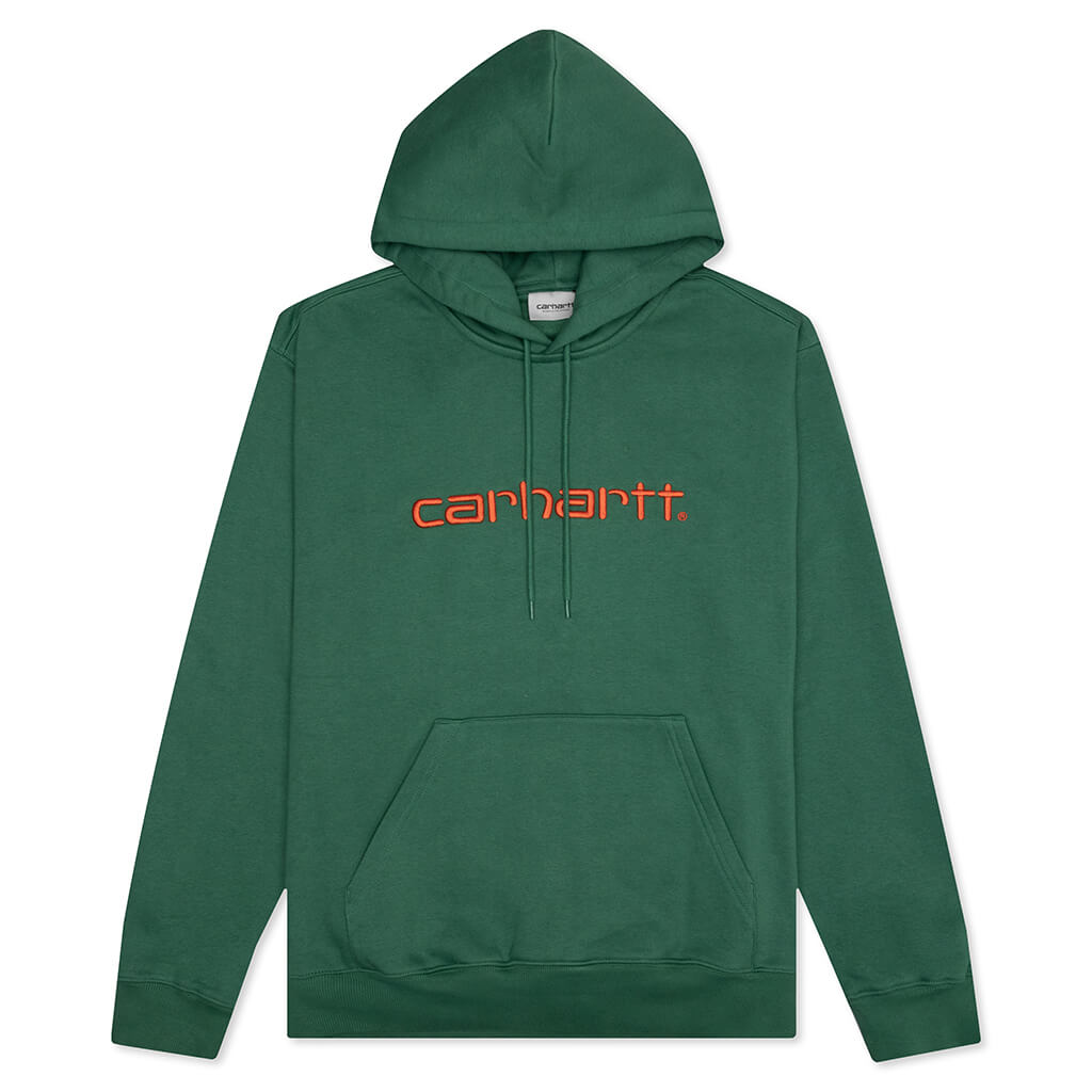 Hooded Carhartt Sweat - Bonsai/Brick