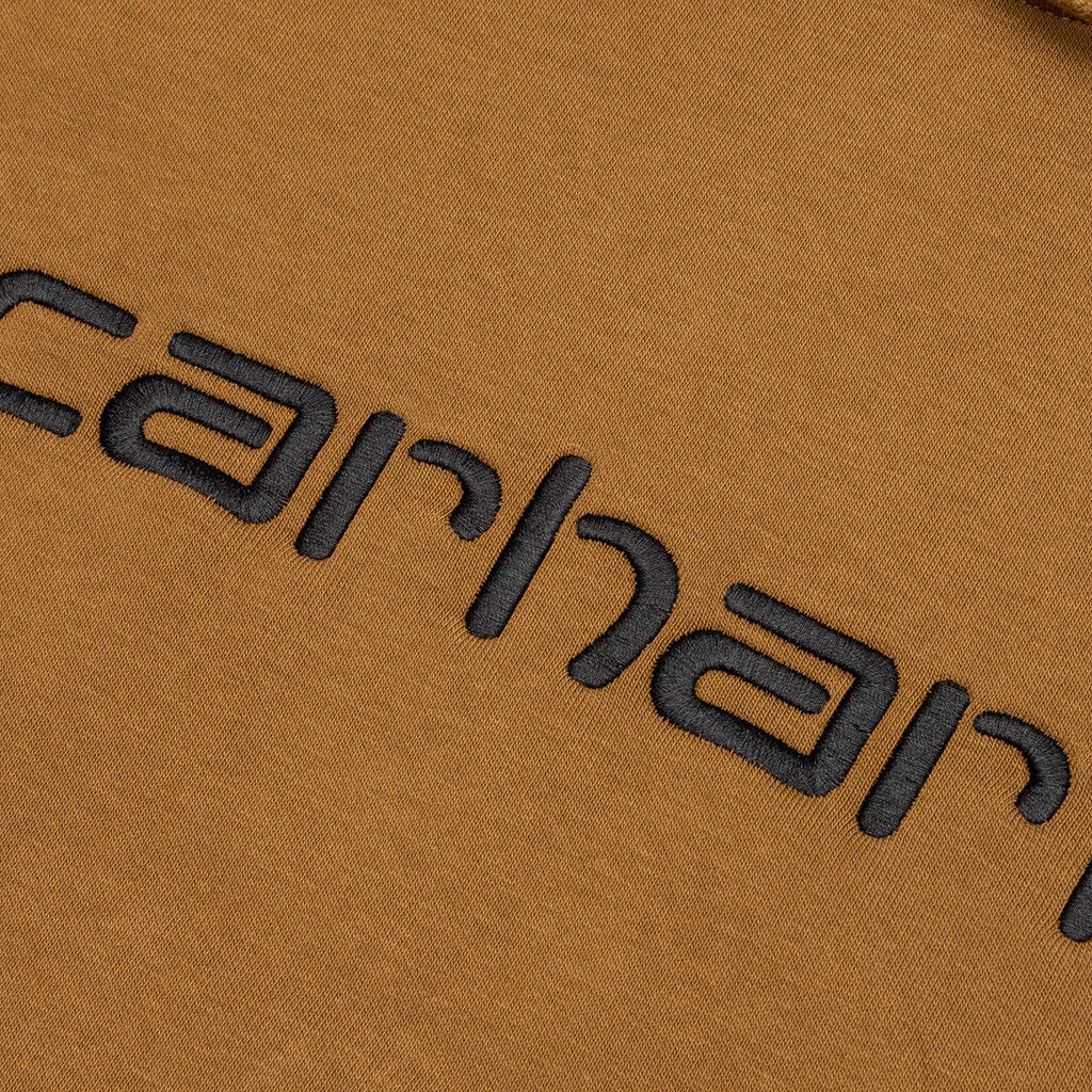 Hooded Carhartt Sweat - Hamilton Brown/Black