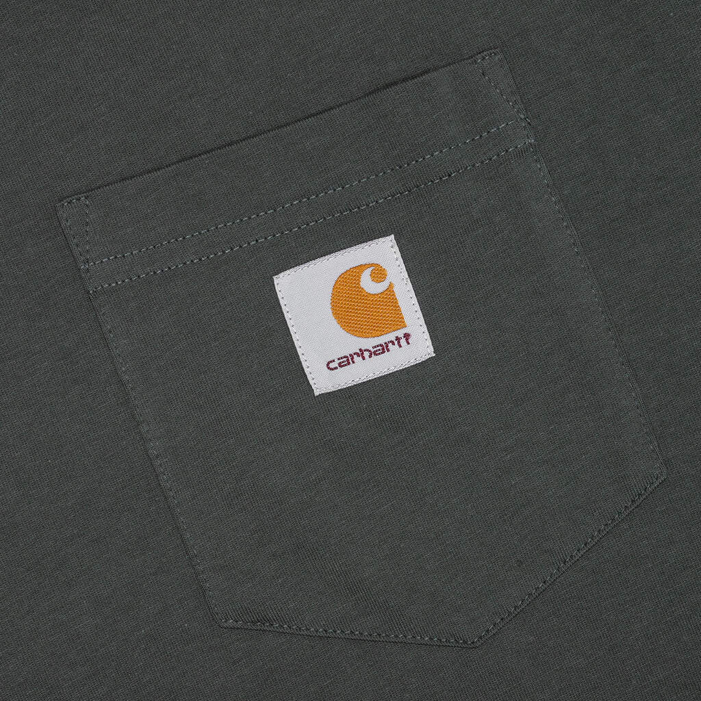 L/S Pocket Tee - Hemlock Green