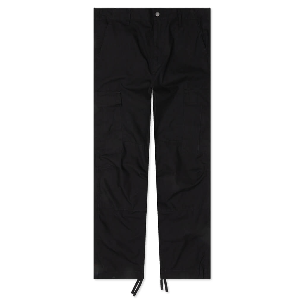Regular Cargo Pant Rinsed - Black