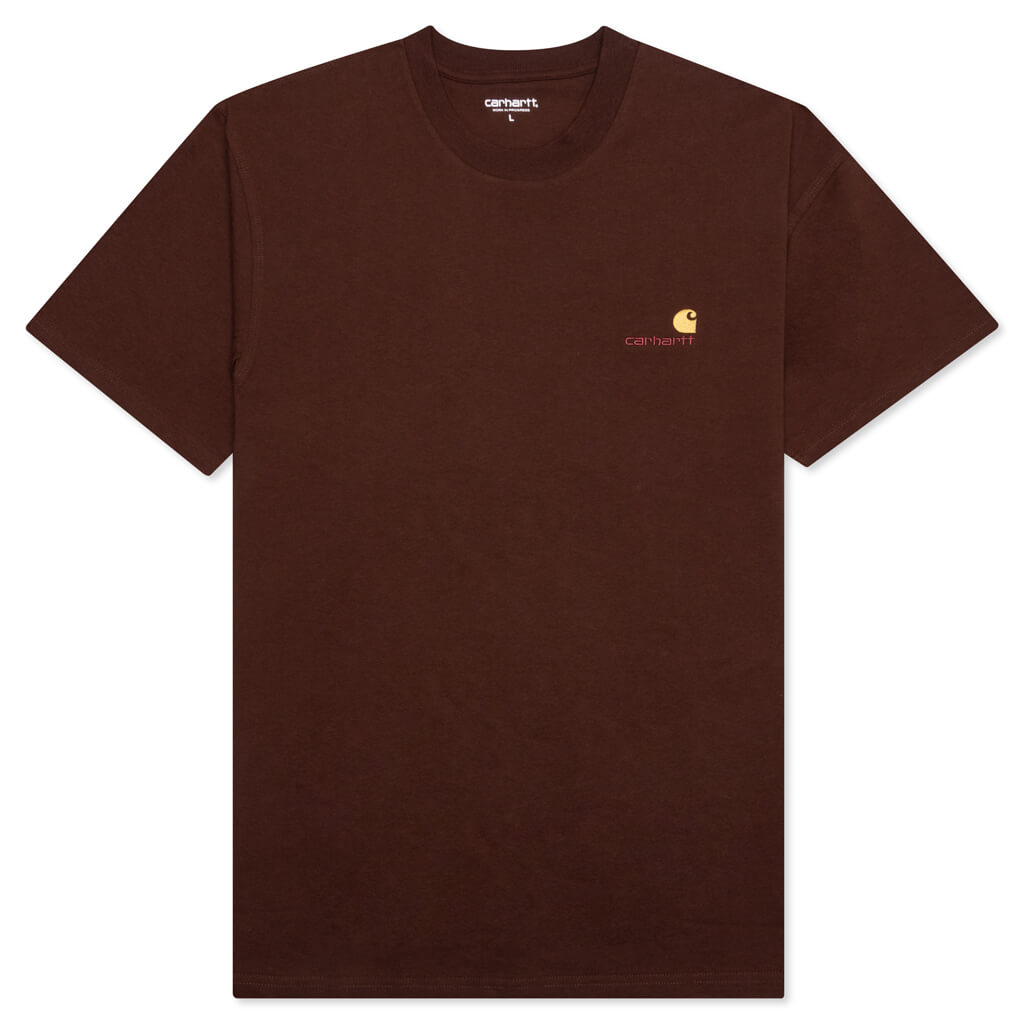 S/S American Script T-Shirt - Offroad