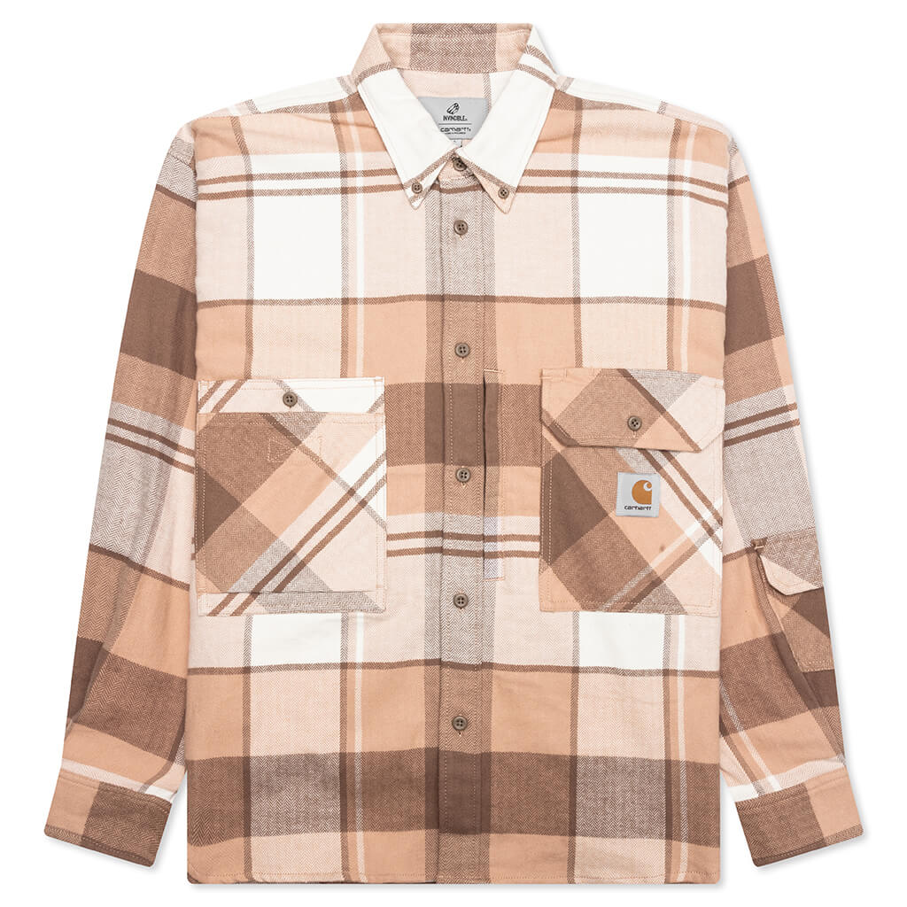 Carhartt WIP x Invincible L/S Work Shirt Max - Coca Mocha