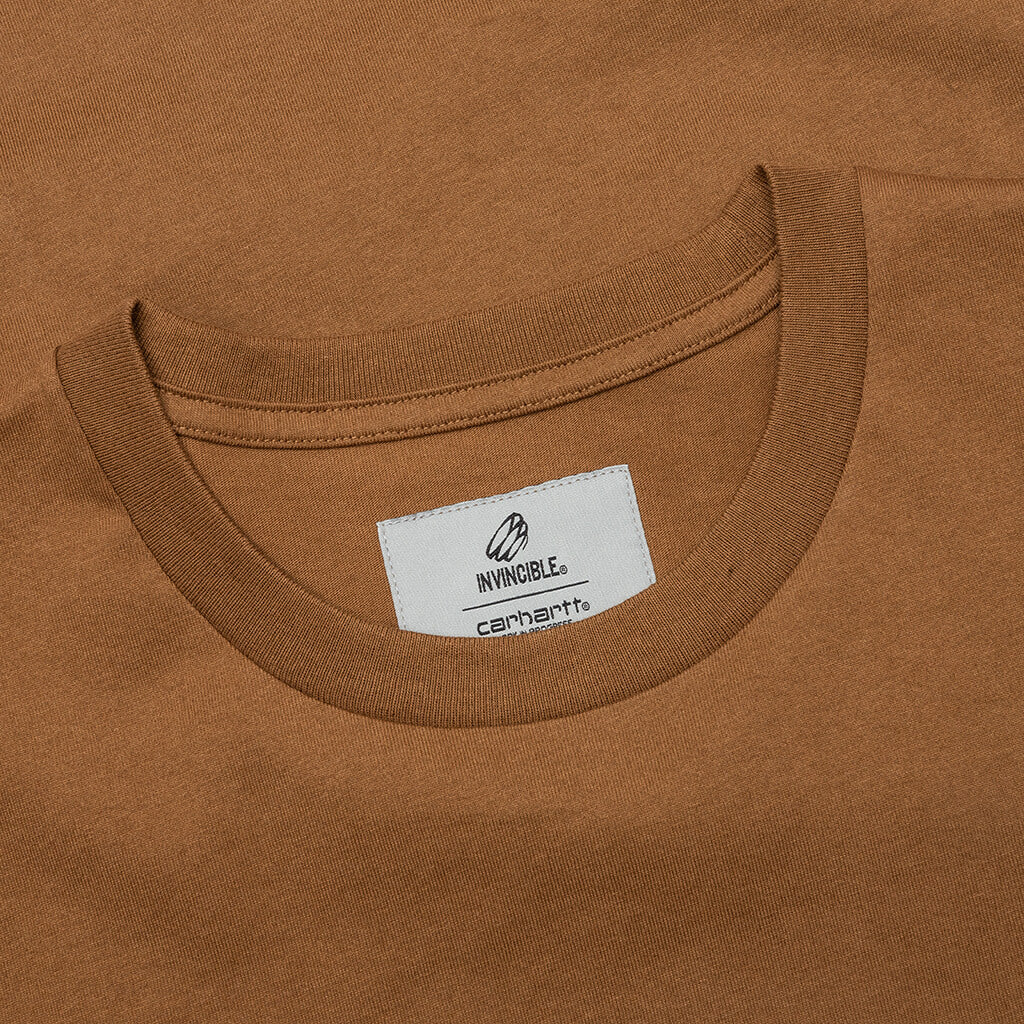 Carhartt WIP x Invincible S/S Madison Duck T-Shirt - Hamilton Brown/Black