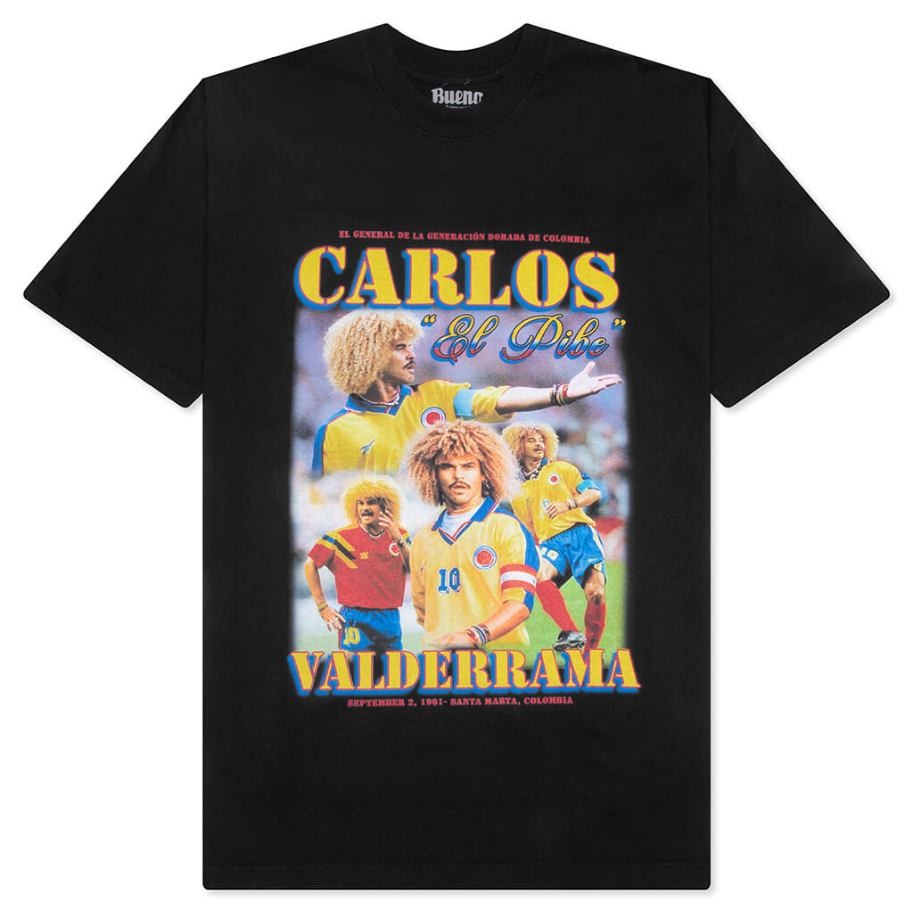 Carlos Valderama Tee - Black