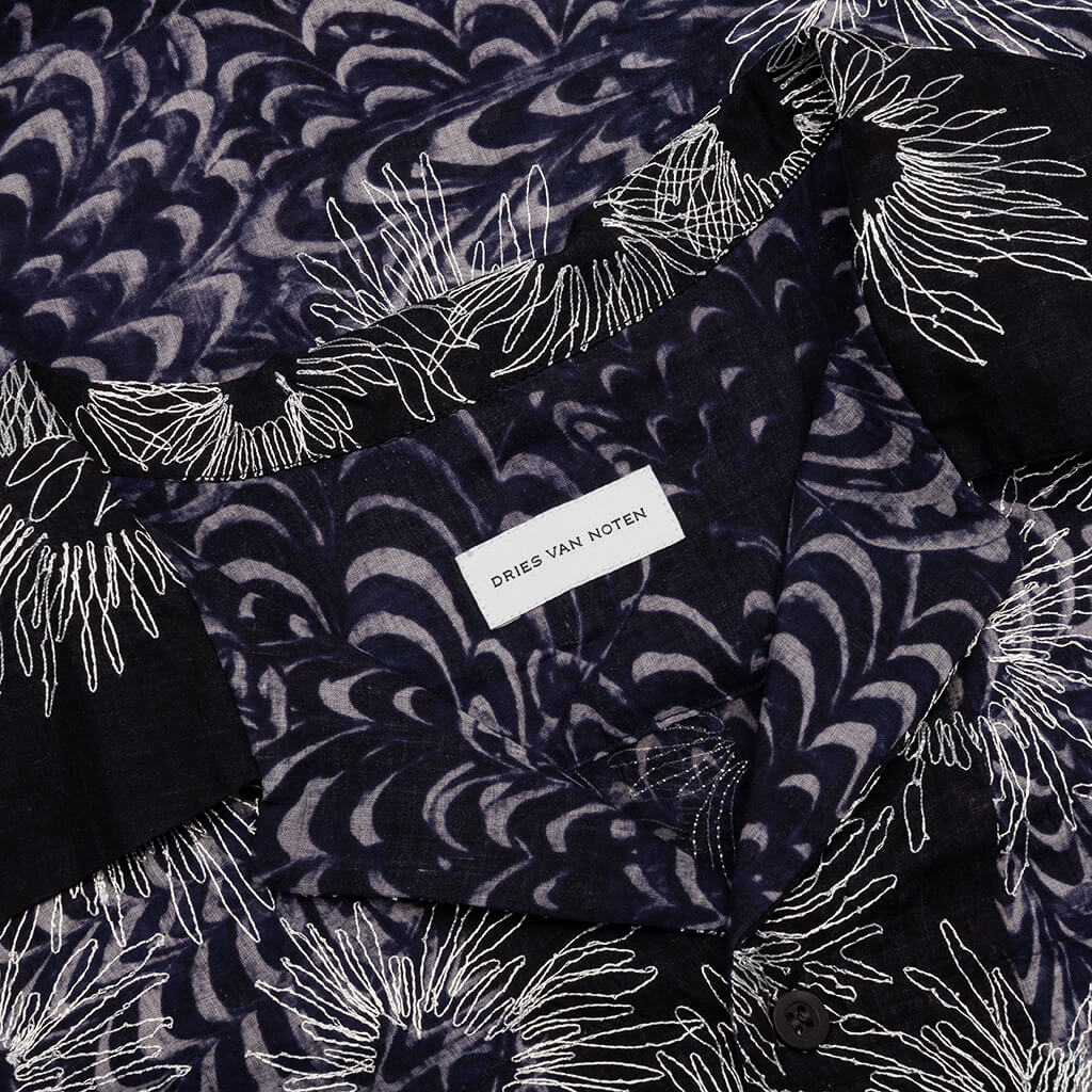 Carltone Emb 1162 M.W. Shirt - Navy
