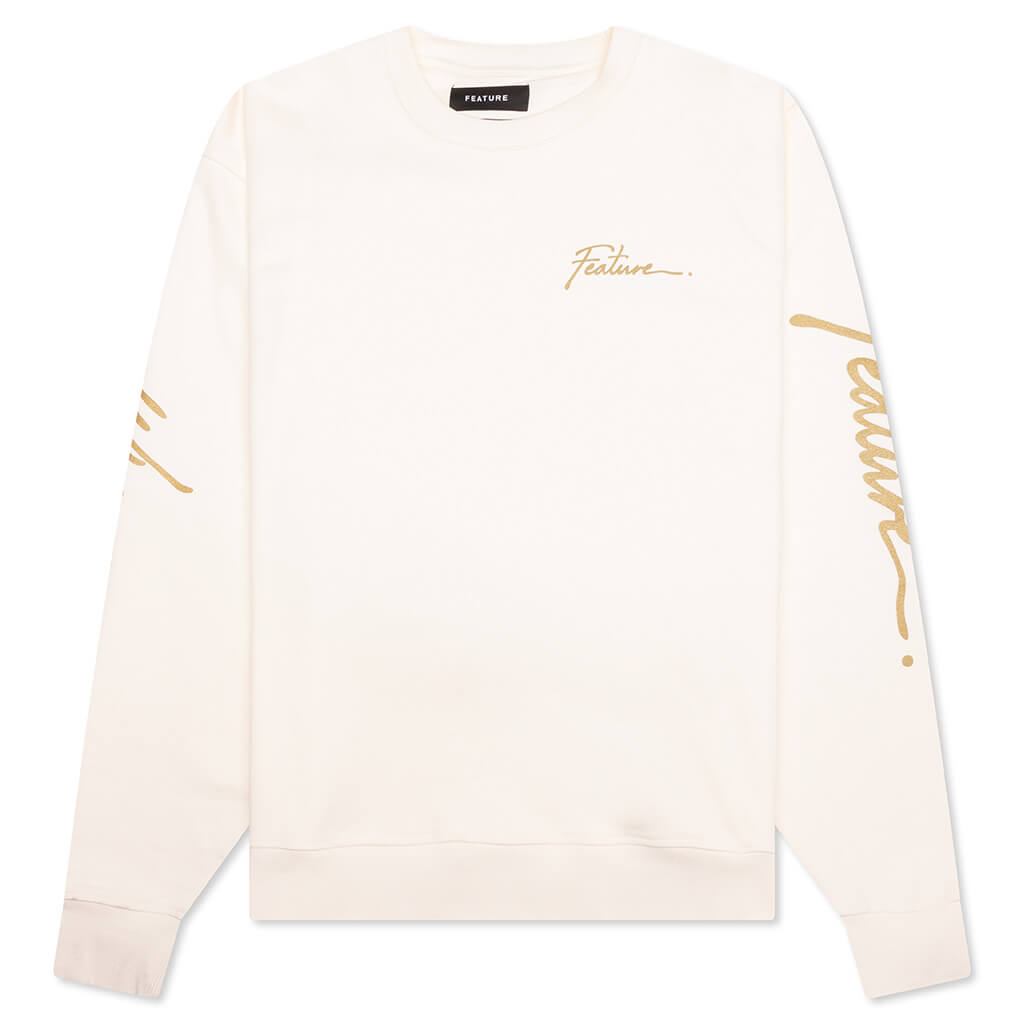 Feature x Wynn Carousel Crewneck - Cannoli Cream