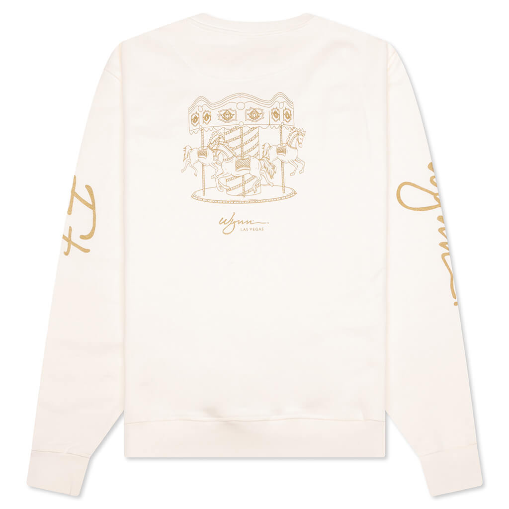 Feature x Wynn Carousel Crewneck - Cannoli Cream