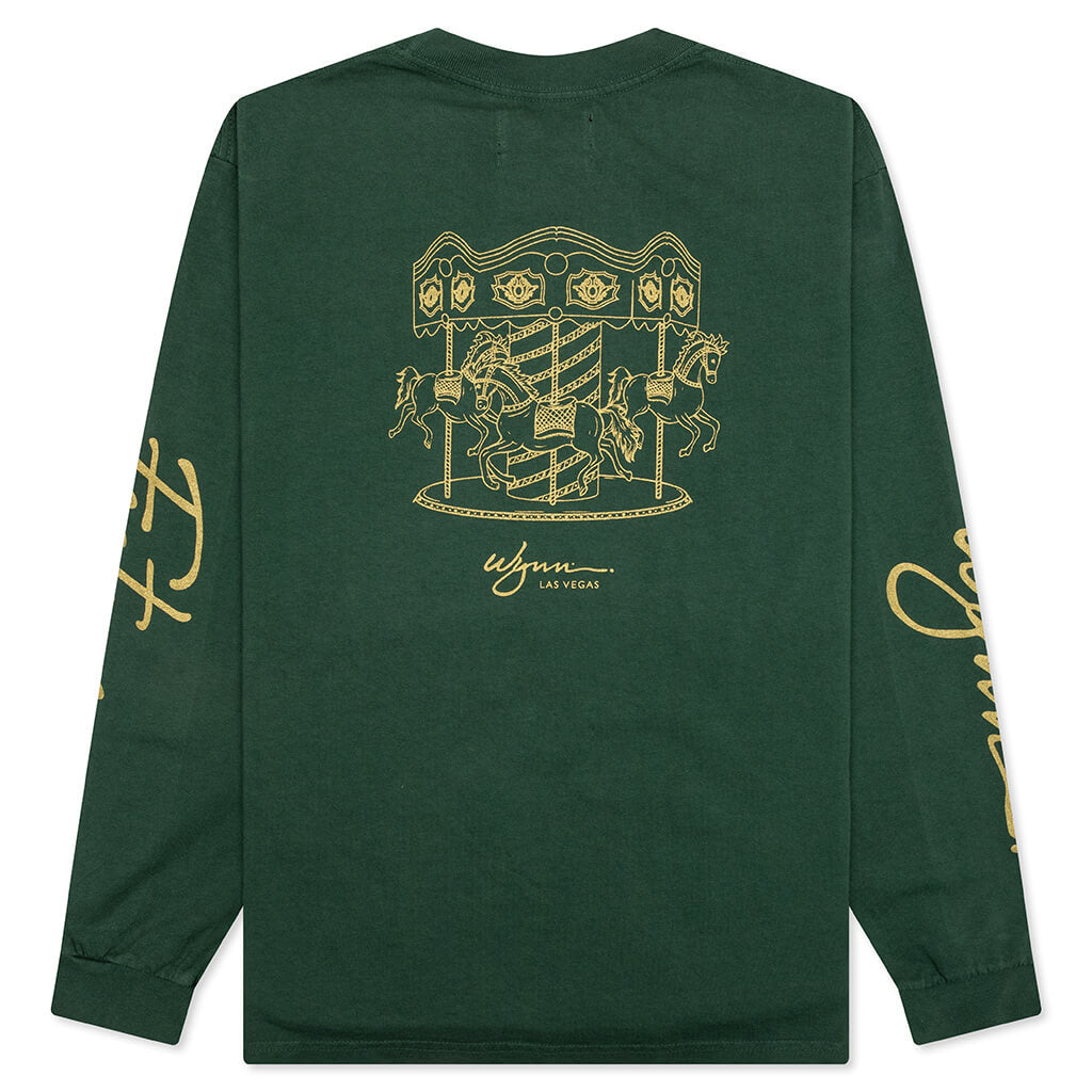 Feature x Wynn Carousel L/S Tee - Dark Green