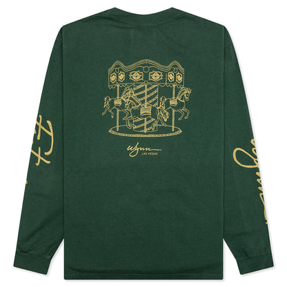 Feature x Wynn Carousel L/S Tee - Dark Green