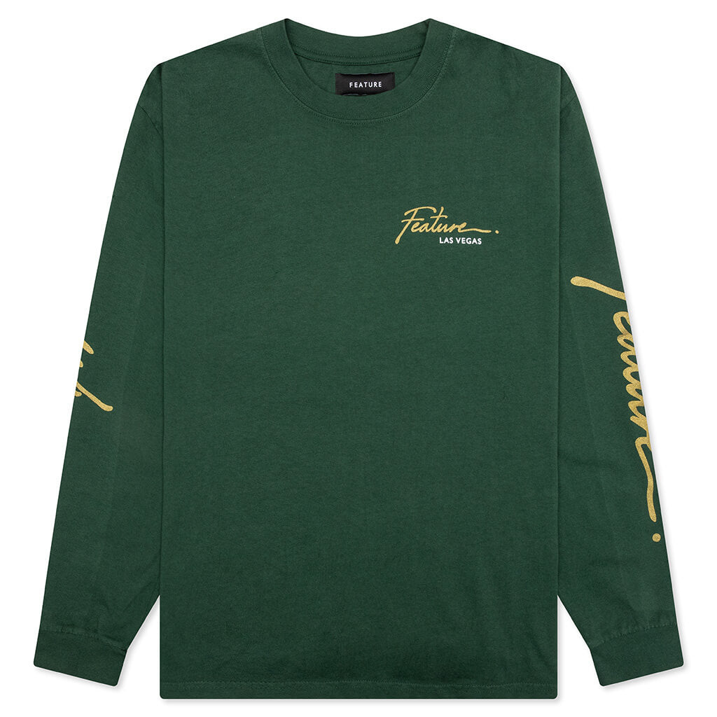 Feature x Wynn Carousel L/S Tee - Dark Green