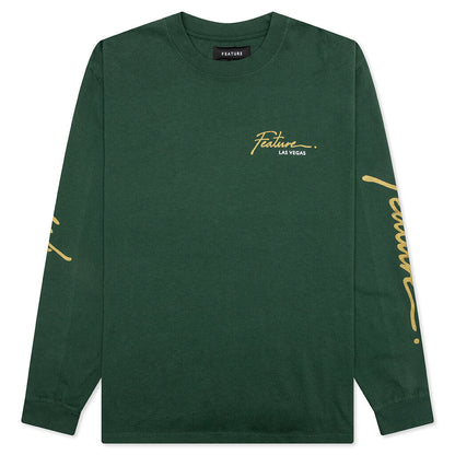 Feature x Wynn Carousel L/S Tee - Dark Green