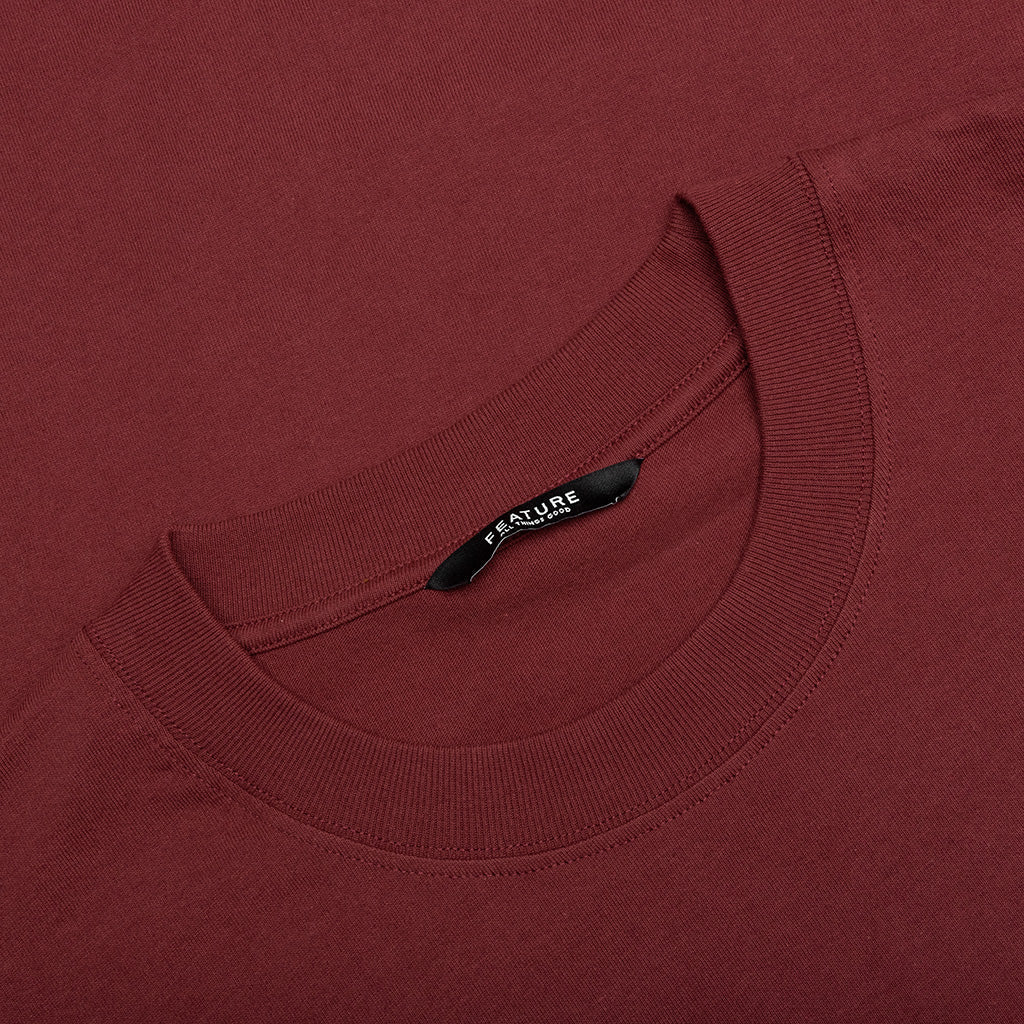 Feature x Wynn Carousel Tee - Oxblood