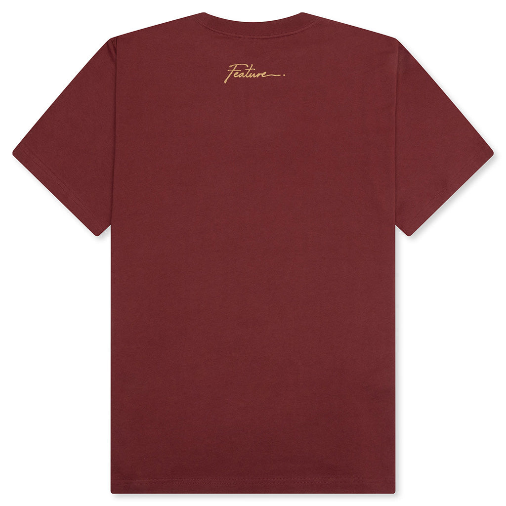 Feature x Wynn Carousel Tee - Oxblood