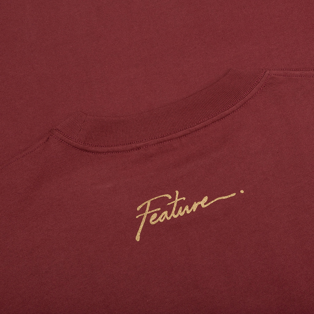 Feature x Wynn Carousel Tee - Oxblood