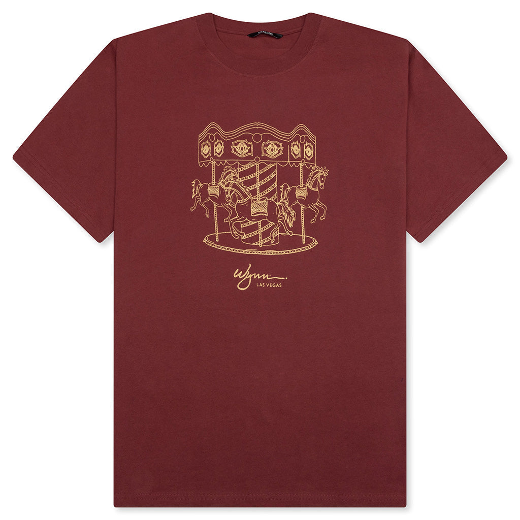 Feature x Wynn Carousel Tee - Oxblood