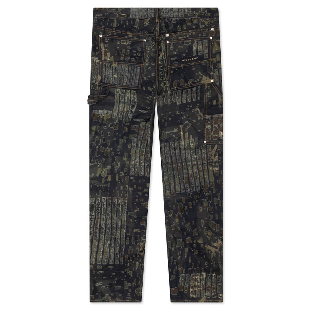 Carpenter Denim Trousers - Brown/Khaki