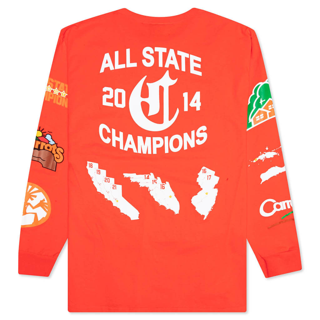 Carrots By Anwar Carrots Varsity Long Sleeve - Orange