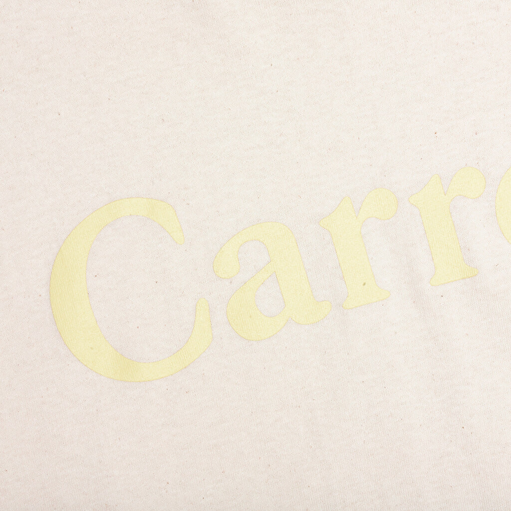 Carrots By Anwar Carrots Wordmark T-Shirt - Cream