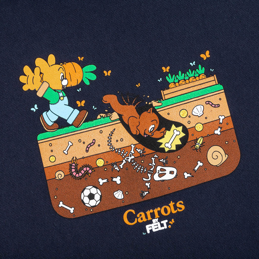 Carrots by Backyard Hoodie - Navy