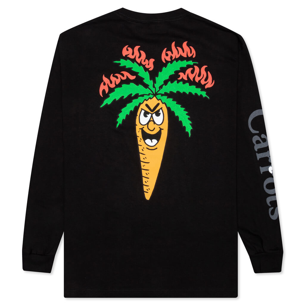 Carrots by Anwar Carrots x Babylon Carrot Burning L/S Tee - Black