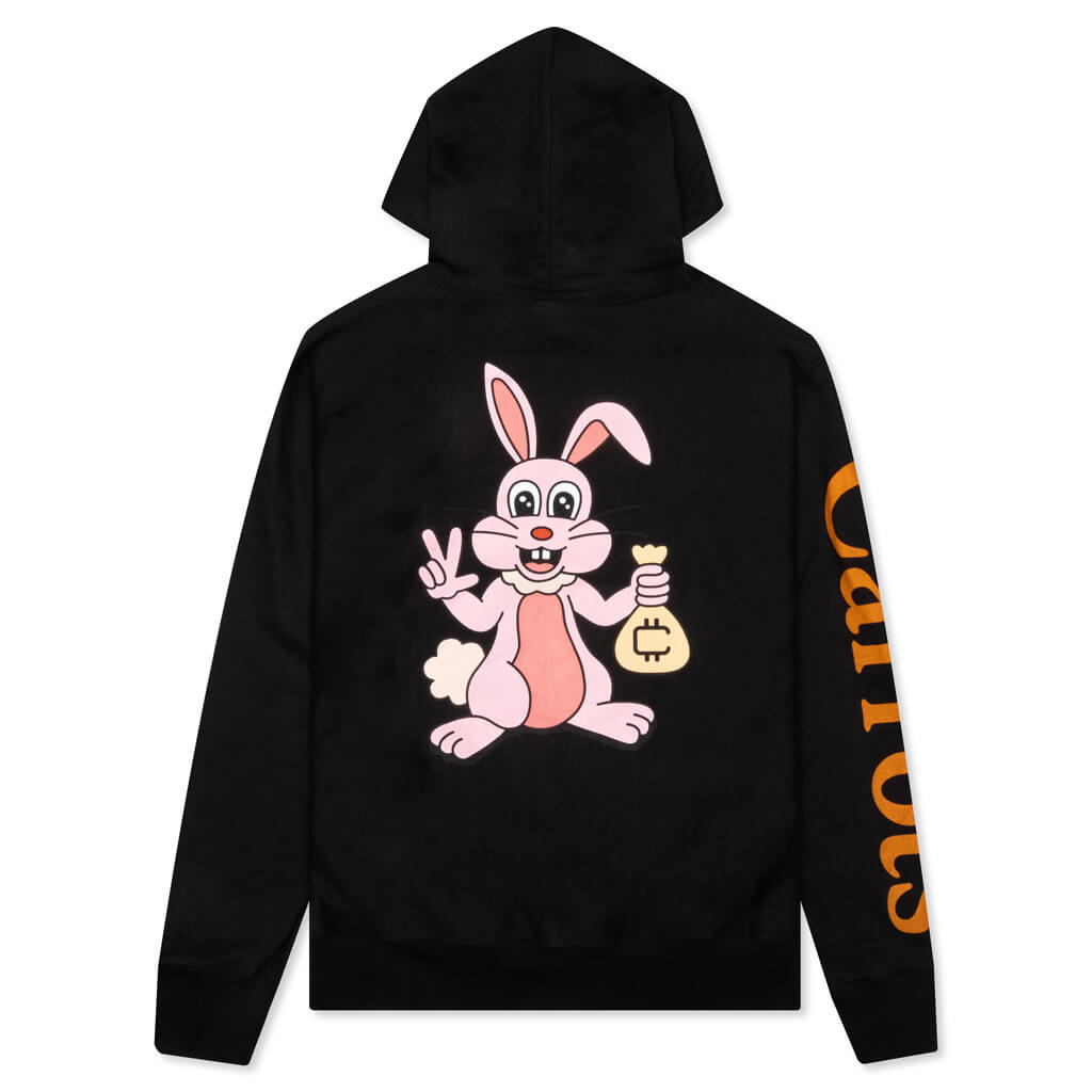 Cokane Rabbit Hoodie QS - Black