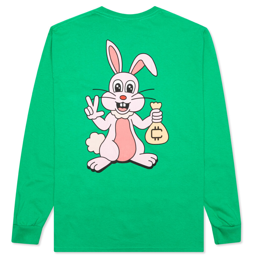 Cokane Rabbit L/S Tee QS - Green