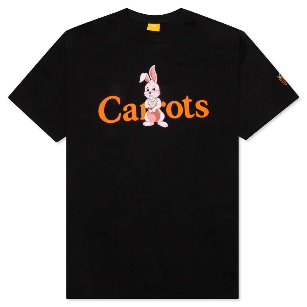 Cokane Rabbit Wordmark Tee QS - Black