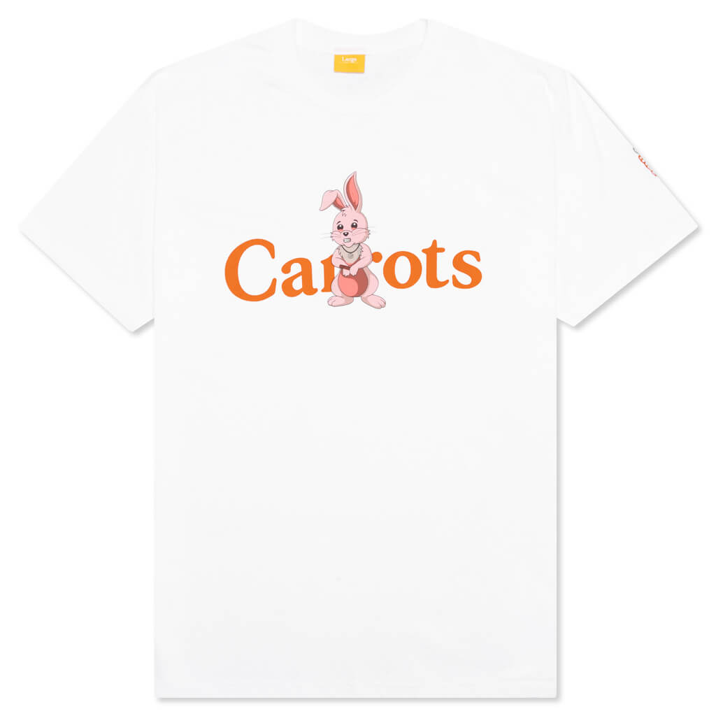 Cokane Rabbit Wordmark Tee QS - White