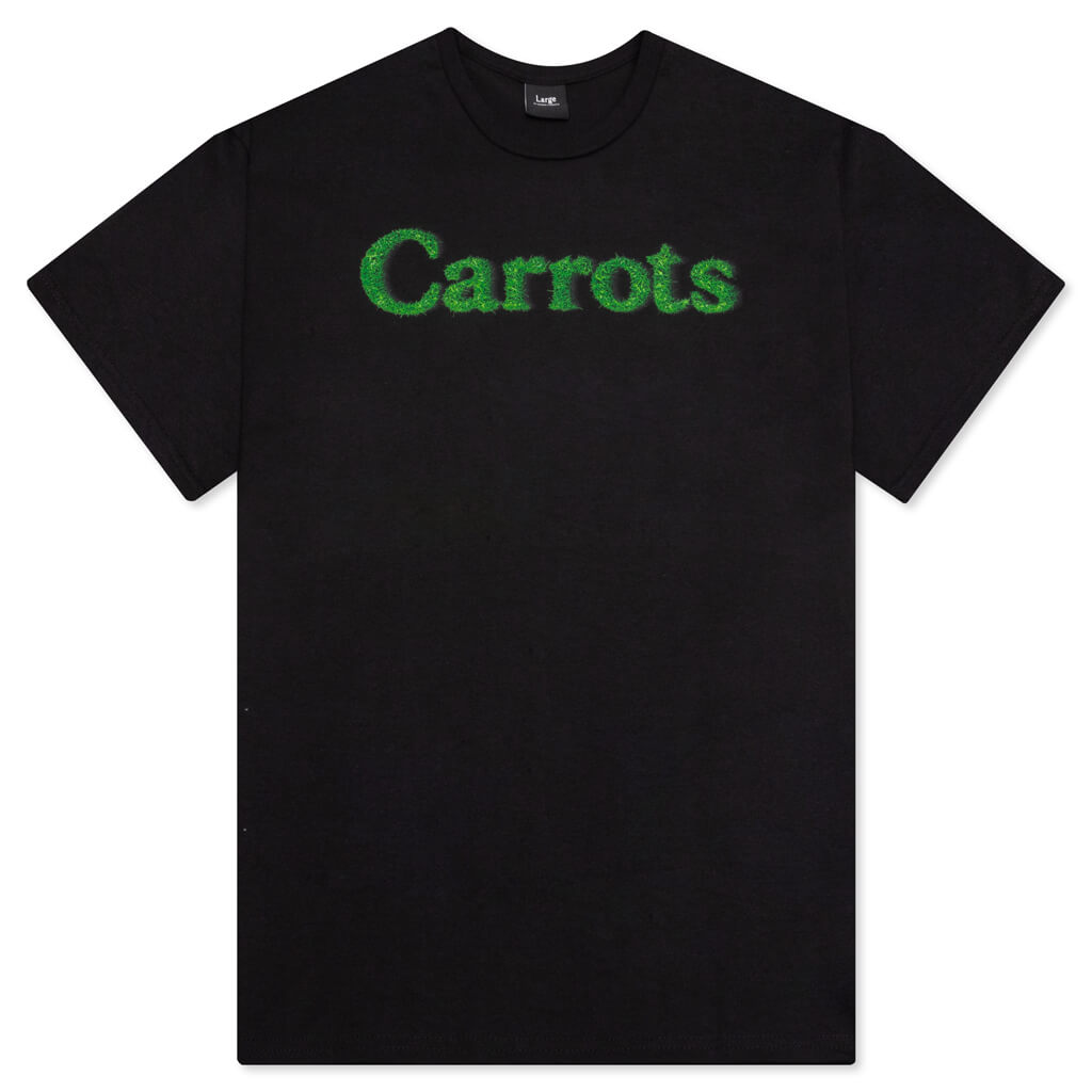 Grass Wordmark Tee - Black