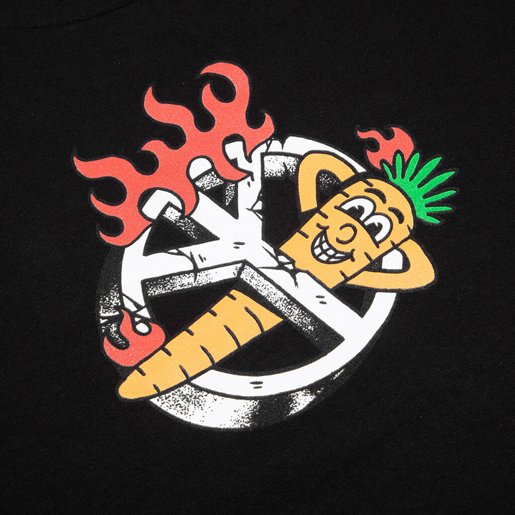 Carrots by Anwar Carrots x Babylon Peace Carrot Tee - Black