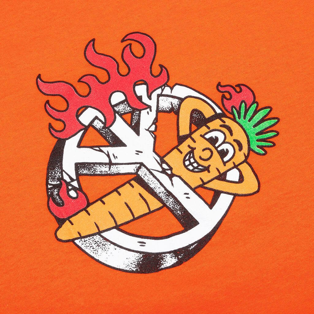 Carrots by Anwar Carrots x Babylon Peace Carrot Tee - Orange