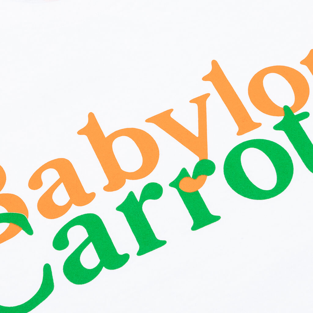 Carrots by Anwar Carrots x Babylon Stacked Logo Tee - White