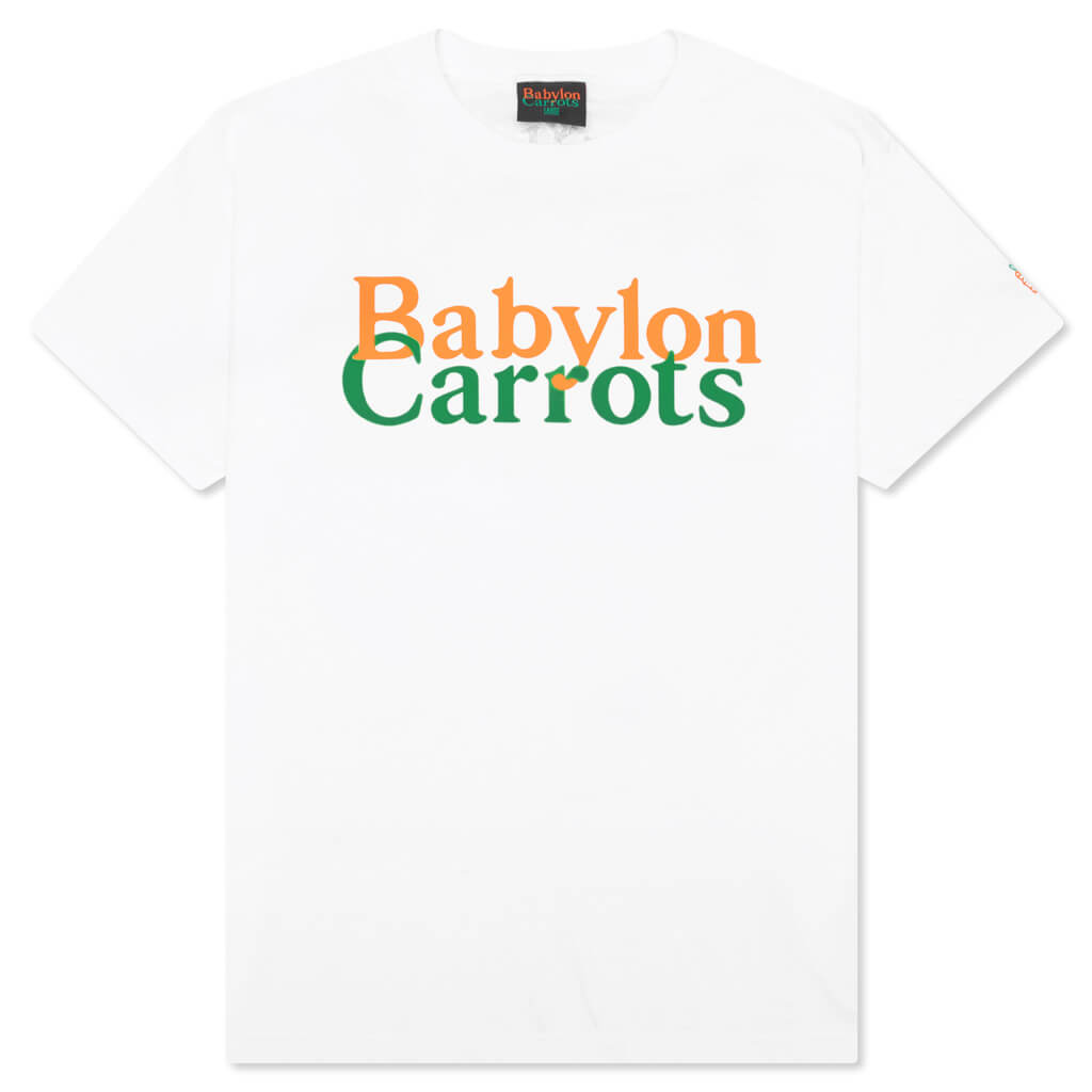Carrots by Anwar Carrots x Babylon Stacked Logo Tee - White