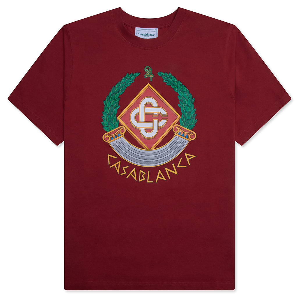 Casa Crest Printed T-Shirt - Red