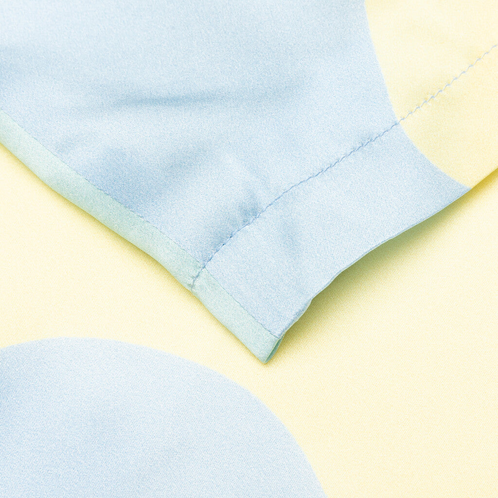 Casa Shell Wave Silk Shorts w/ Drawstrings - Multi