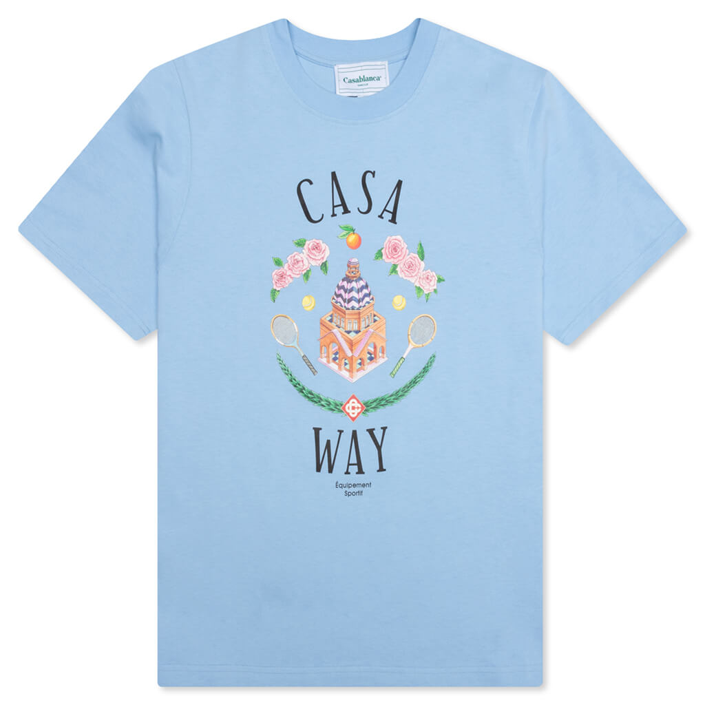 Casa Way T-Shirt - Pale Blue