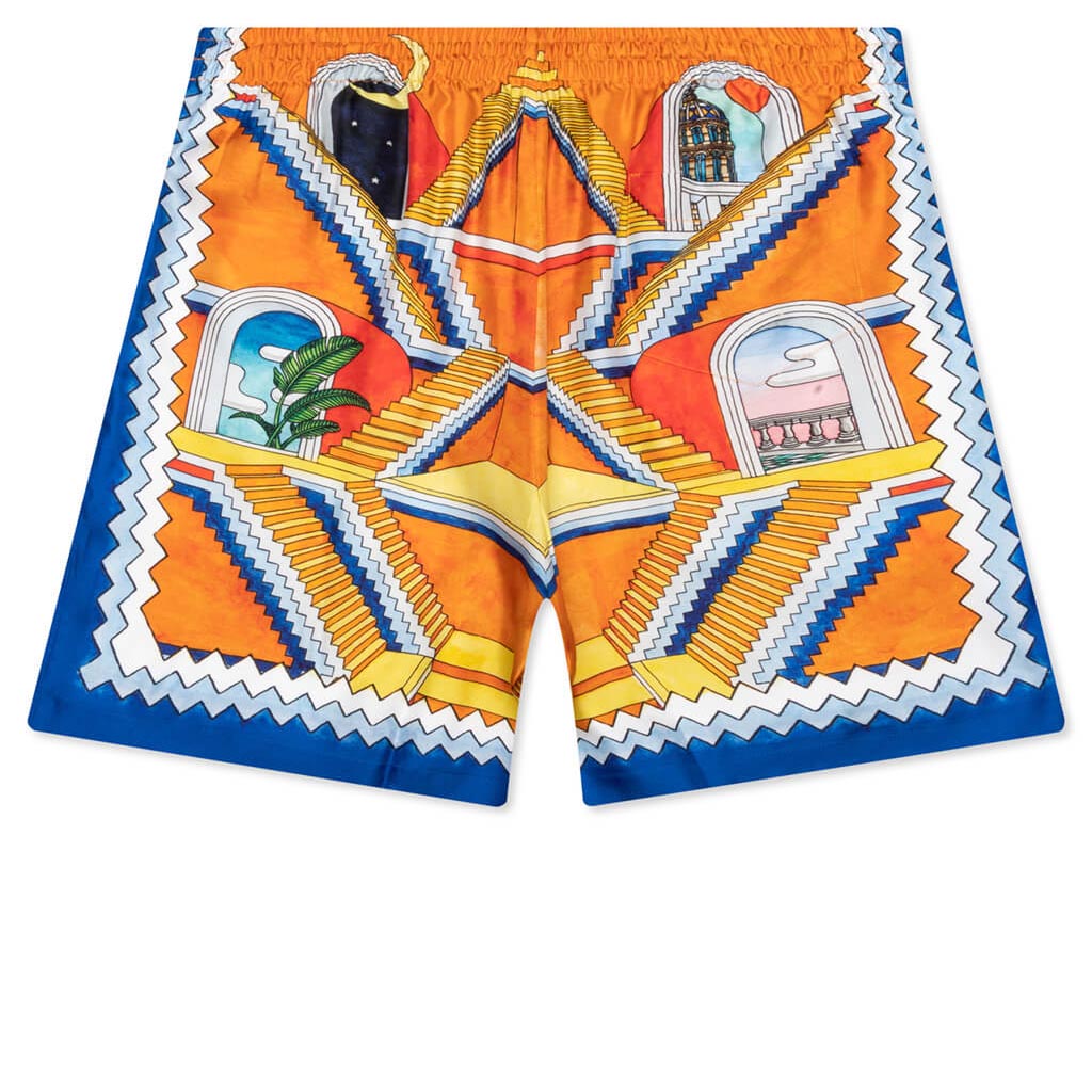 Escalier Infini Silk Shorts - Multi